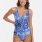 Togs - Oahu V Neck Ruched Chlorine Resistant 1PC