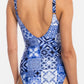 Togs - Oahu V Neck Ruched Chlorine Resistant 1PC