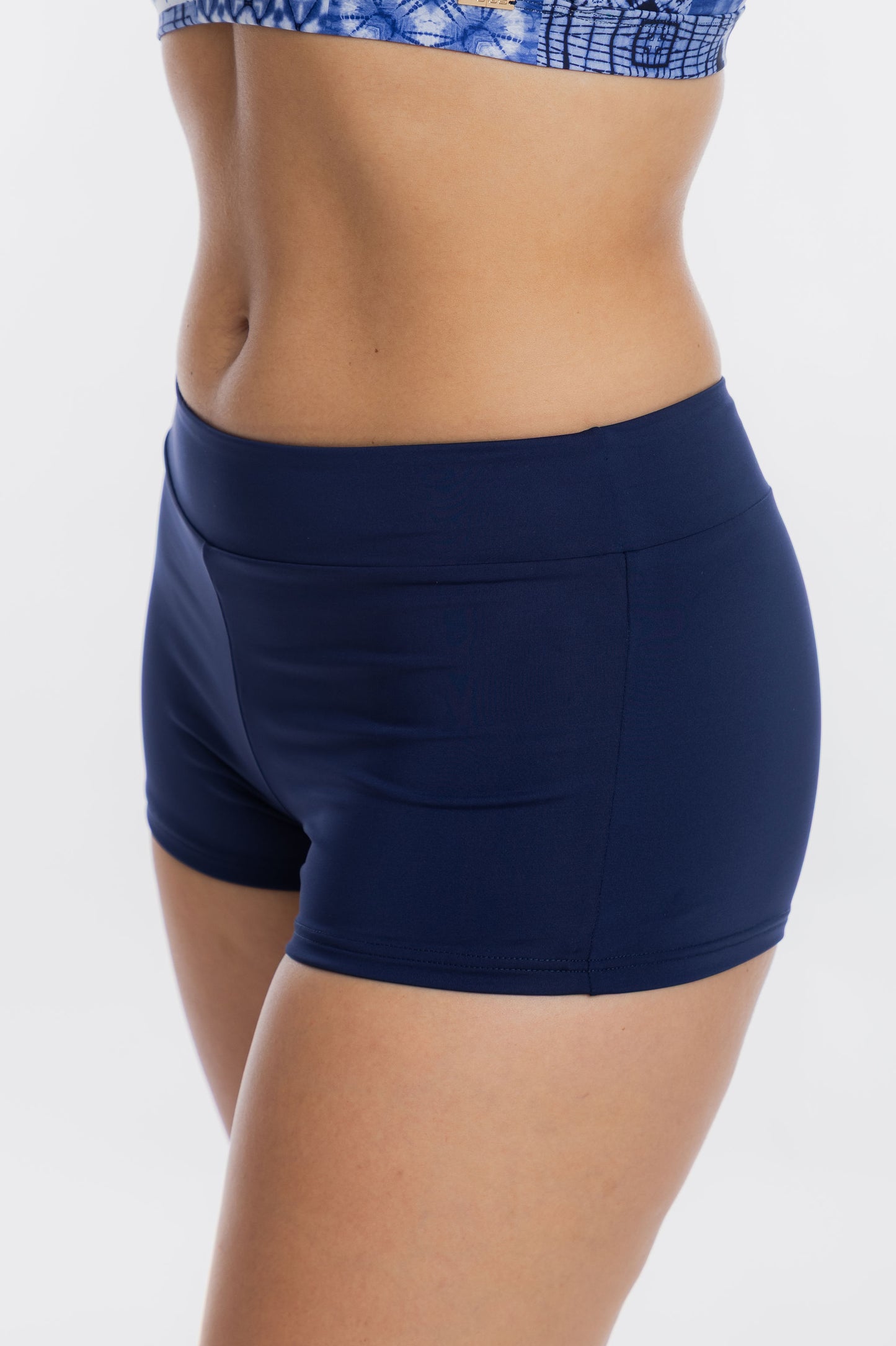 Togs - Navy Boyleg Short Swim Short