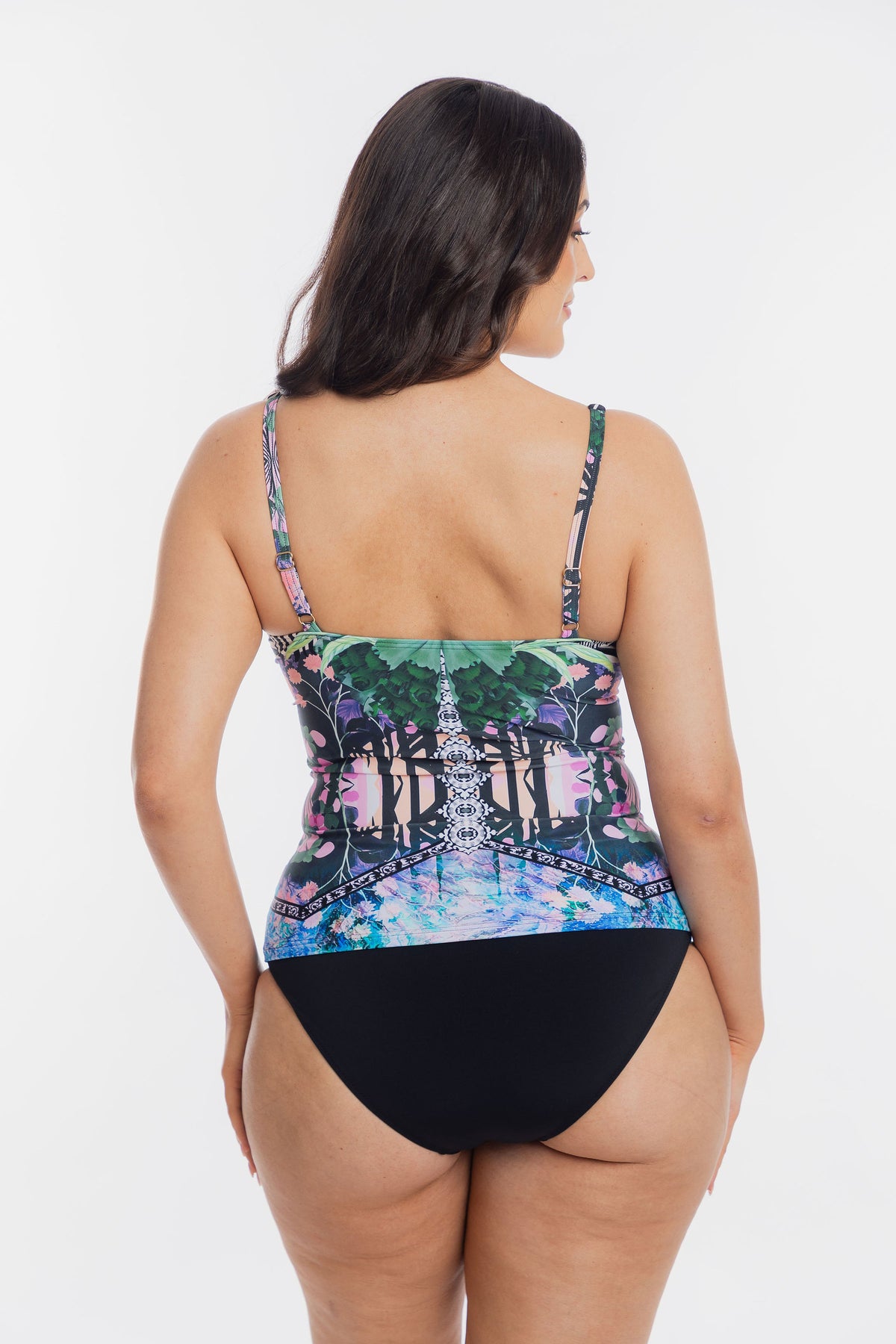 Togs - Gaia Tankini Square Set with Regular Pant Cut