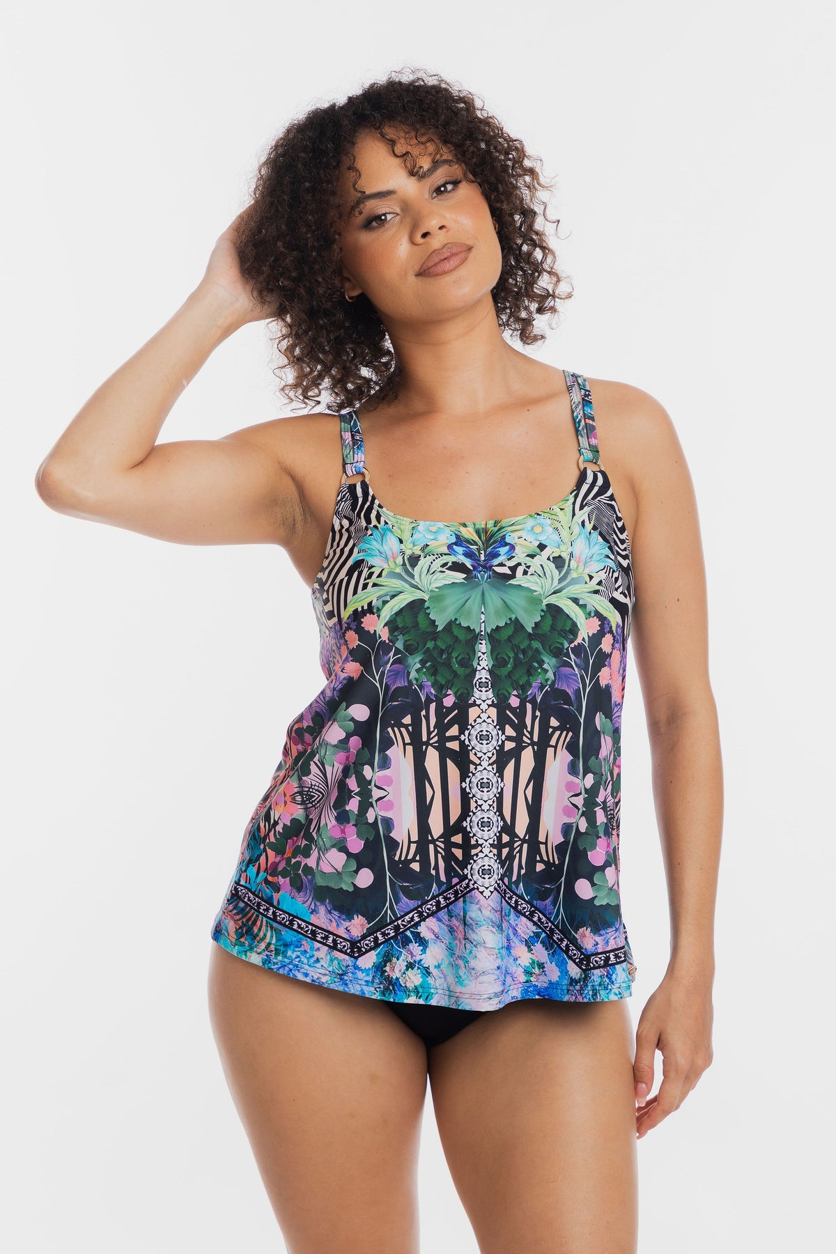 Togs - Gaia Tankini A-Line Set with Reversible Brief