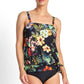 Jantzen Hibiscus Bandeau Blouson Singlet