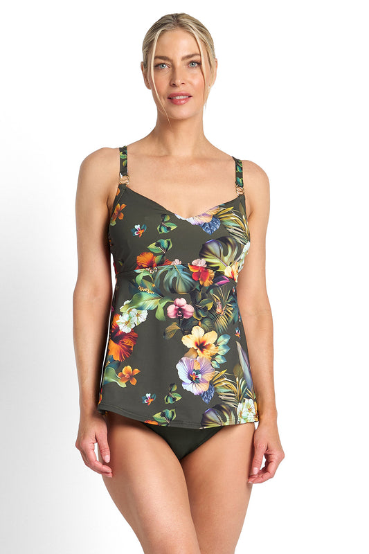 Jantzen Hibiscus Swing Singlet DD/E