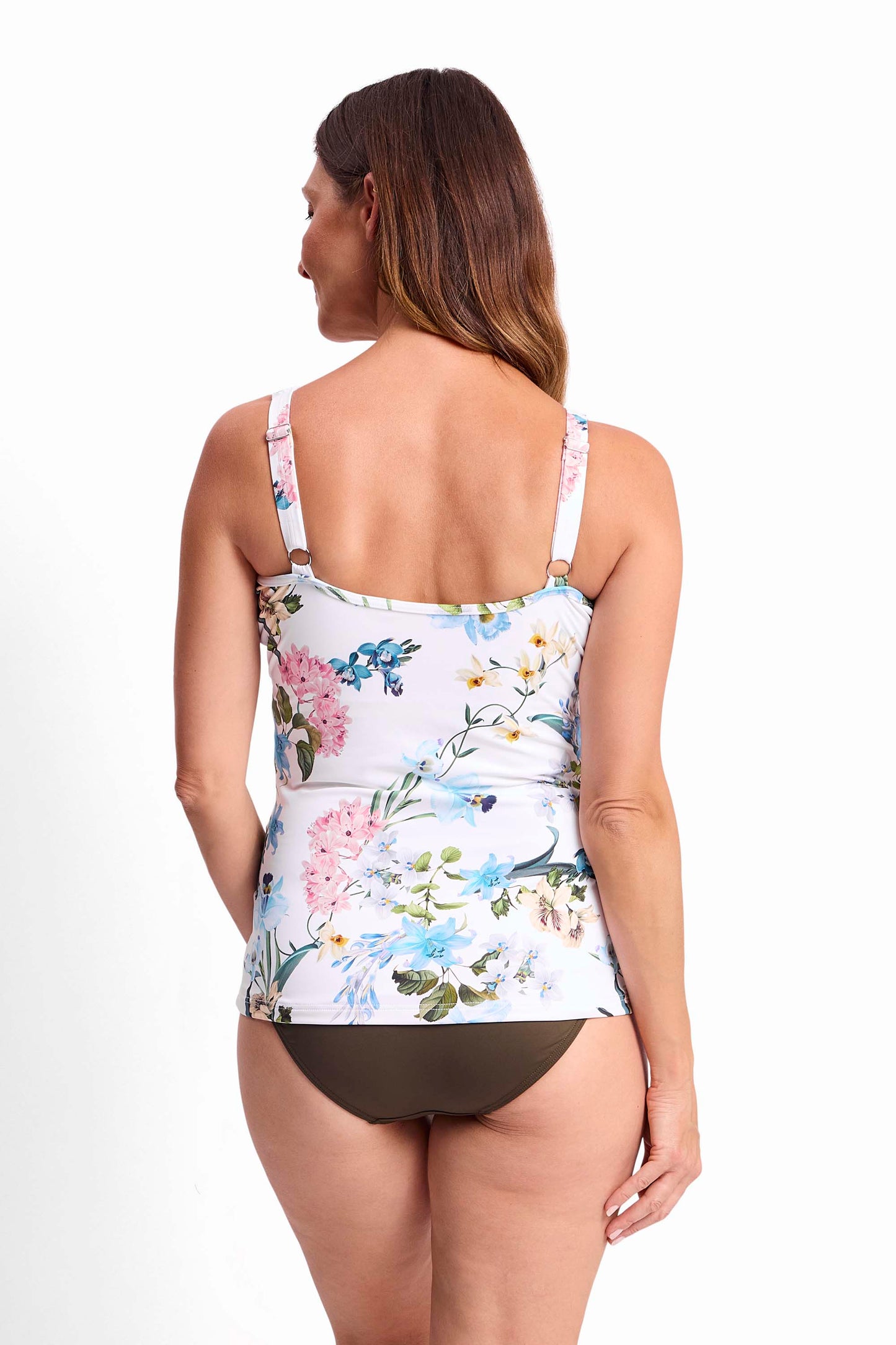 Jantzen - Aster Frill Crossover Singlet Tankini