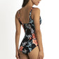 Jantzen: Lily Garden Mesh Front Mastectomy One Piece