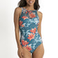 Jantzen: Lily Garden Mesh Front Mastectomy One Piece