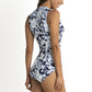 Jantzen: Holiday Active Zip Front Mastectomy One Piece