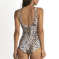 Jantzen: Wild High Neck Mastectomy One Piece