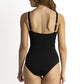 Jantzen: Gemini DD/E Soft Strap Square Neck One Piece
