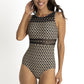 Jantzen: Linx Mesh High Neck Mastectomy One Piece