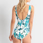 Jantzen : Maple Mesh Frill One Piece