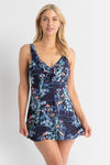 Jantzen : Maja Mesh Ruffle Swim Dress