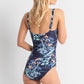 Jantzen : Maja DD-E Mesh Frill One Piece - Navy