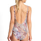 Jantzen Tigeress Stripe Lattice 1PC