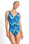 Jantzen : Mirage Gathered Surplice One Piece