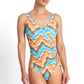 Jantzen : Mirage Gathered Surplice One Piece