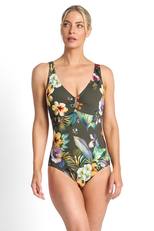 Jantzen Hibiscus DD-E Bar Front 1PC