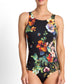 Jantzen Hibiscus High Neck 1PC