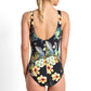 Jantzen Hibiscus High Neck 1PC