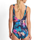 Jantzen : Fresia Mesh Multi Frill One Piece