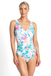 Jantzen : Fresia Gathered Surplice One Piece
