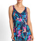 Jantzen : Fresia Mesh Ruffle Swim Dress
