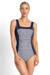 Jantzen: Anchor Stripe Square Neck 1 PC
