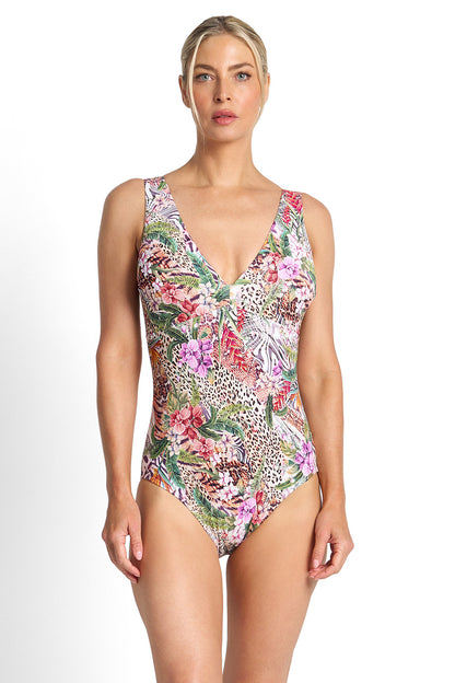 Jantzen: Lilymaze Deep Vee 1PC