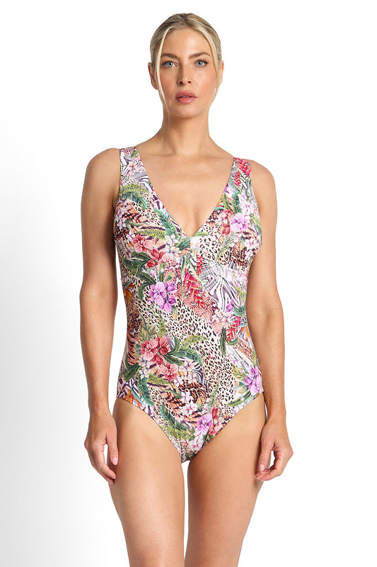 Jantzen: Lilymaze Deep Vee 1PC