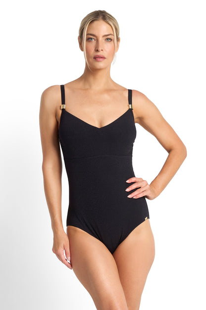 Jantzen Fierce F-G Ruched Front One Piece