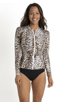 Jantzen: Wild Zip Front Rash Vest