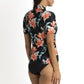 Jantzen: Lily Garden Gathered Short Sleeve Rashie