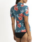 Jantzen: Lily Garden Gathered Short Sleeve Rashie