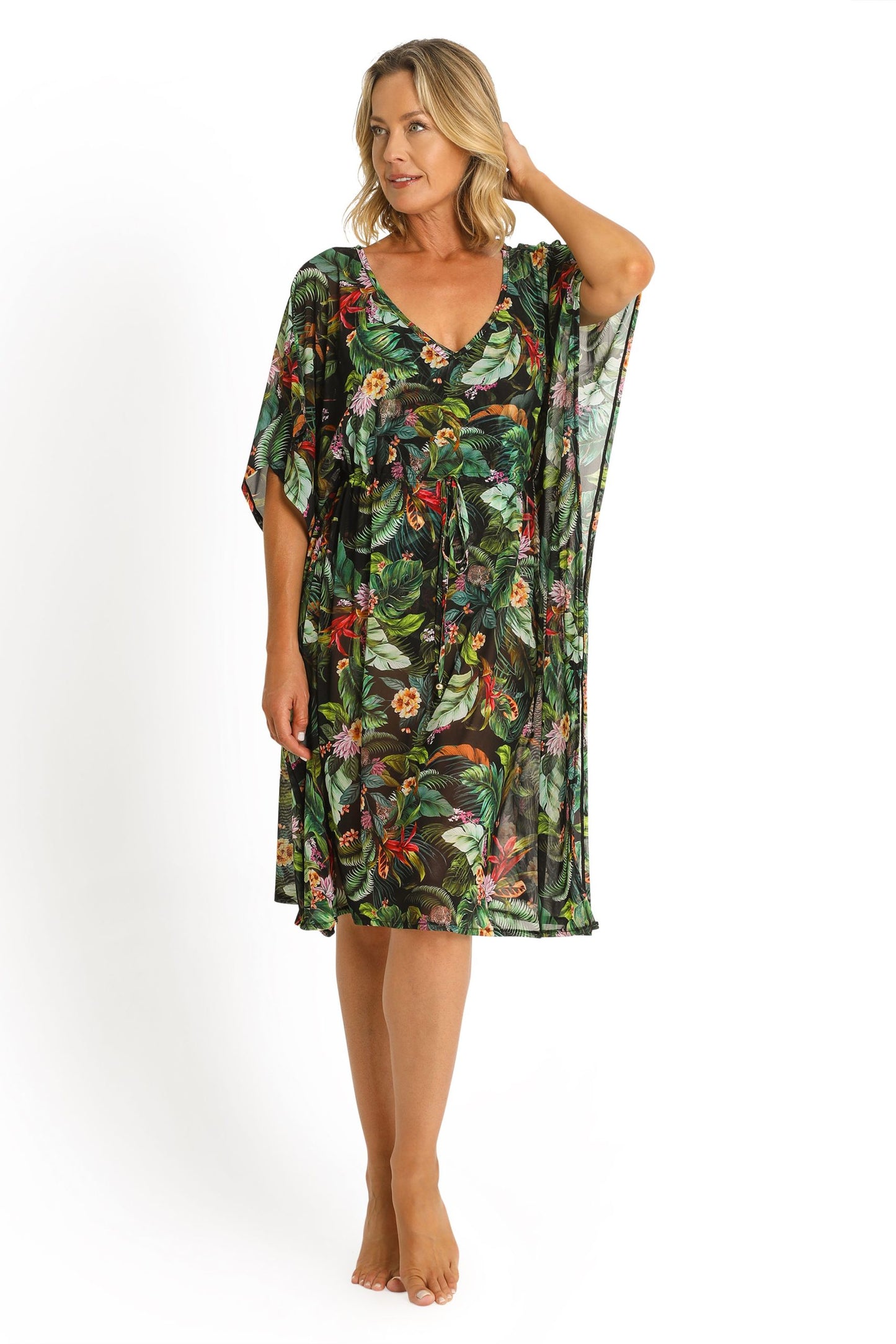 Jantzen:  Mesh Capri Kaftan