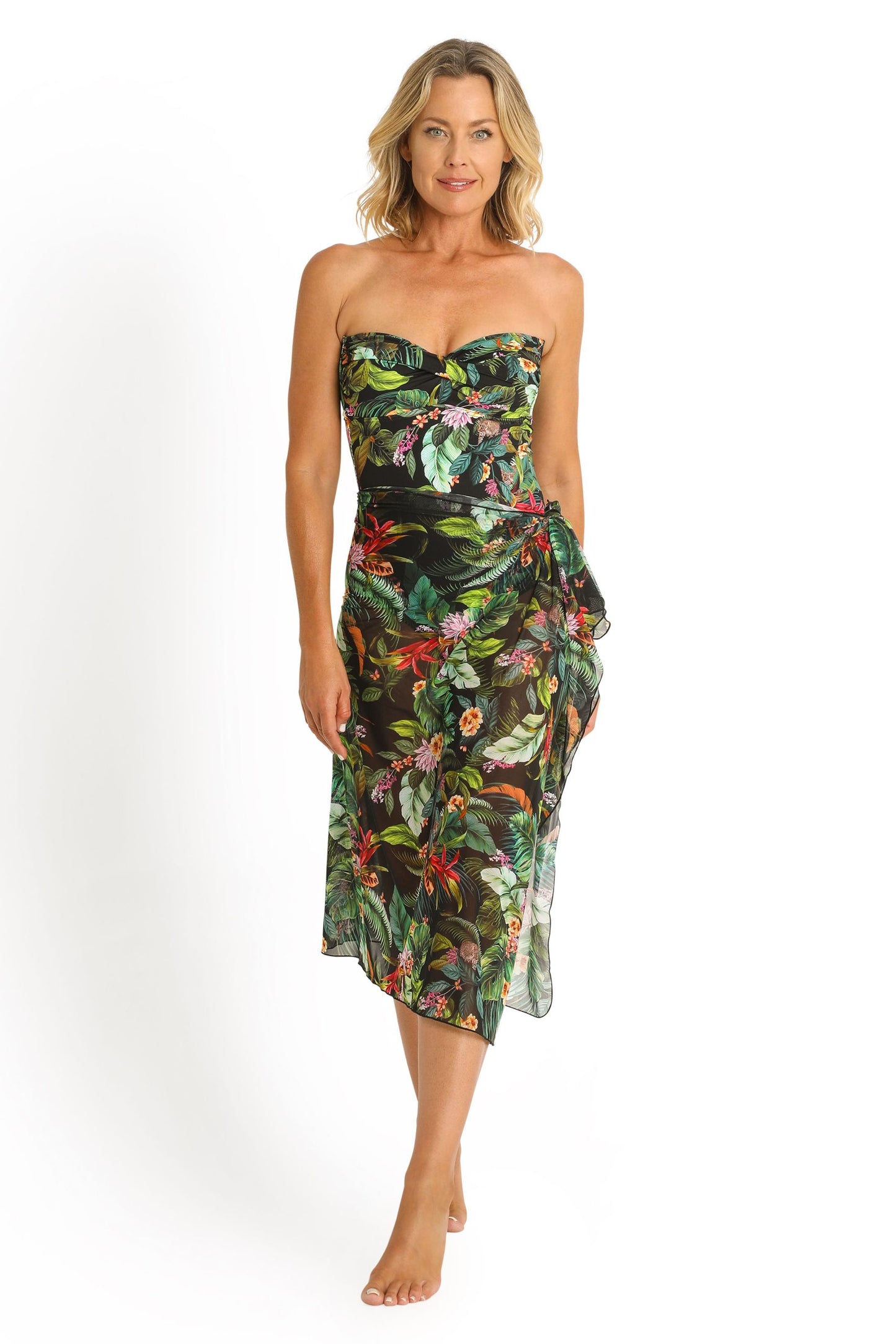 Jantzen: Midi Mesh Sarong