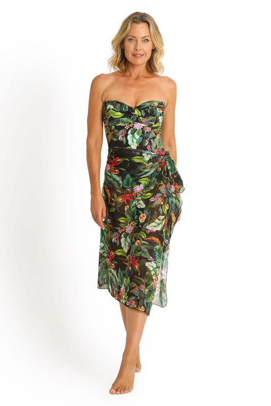 Jantzen: Midi Mesh Sarong