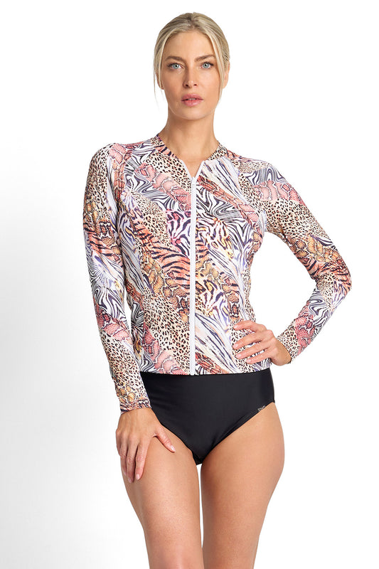 Jantzen : Tigeress Long Sleeve Rashie