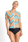 Jantzen: Mirage Short Sleeve Mast Rashie