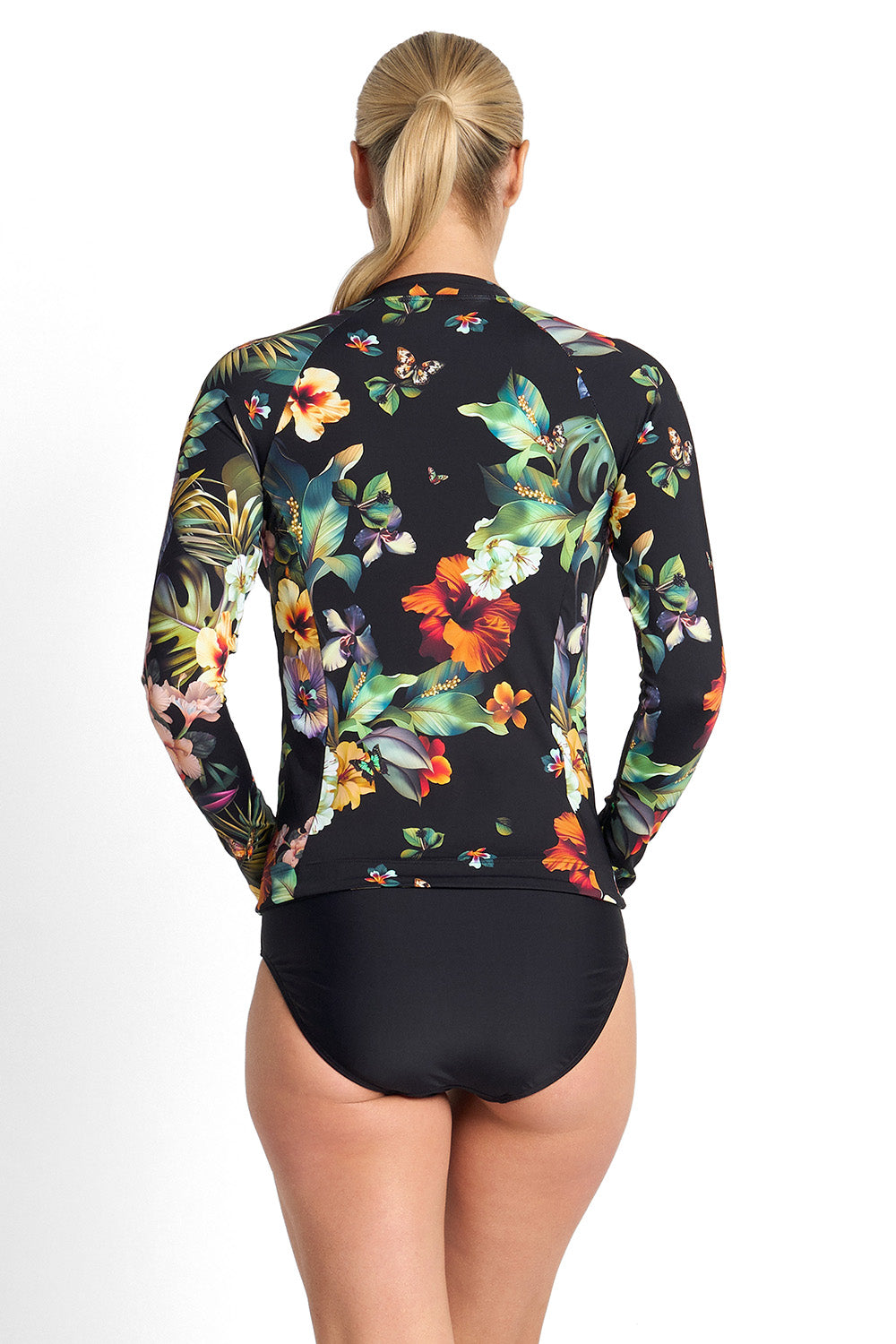 Jantzen : Hibiscus Long Sleeve Mast Rashie