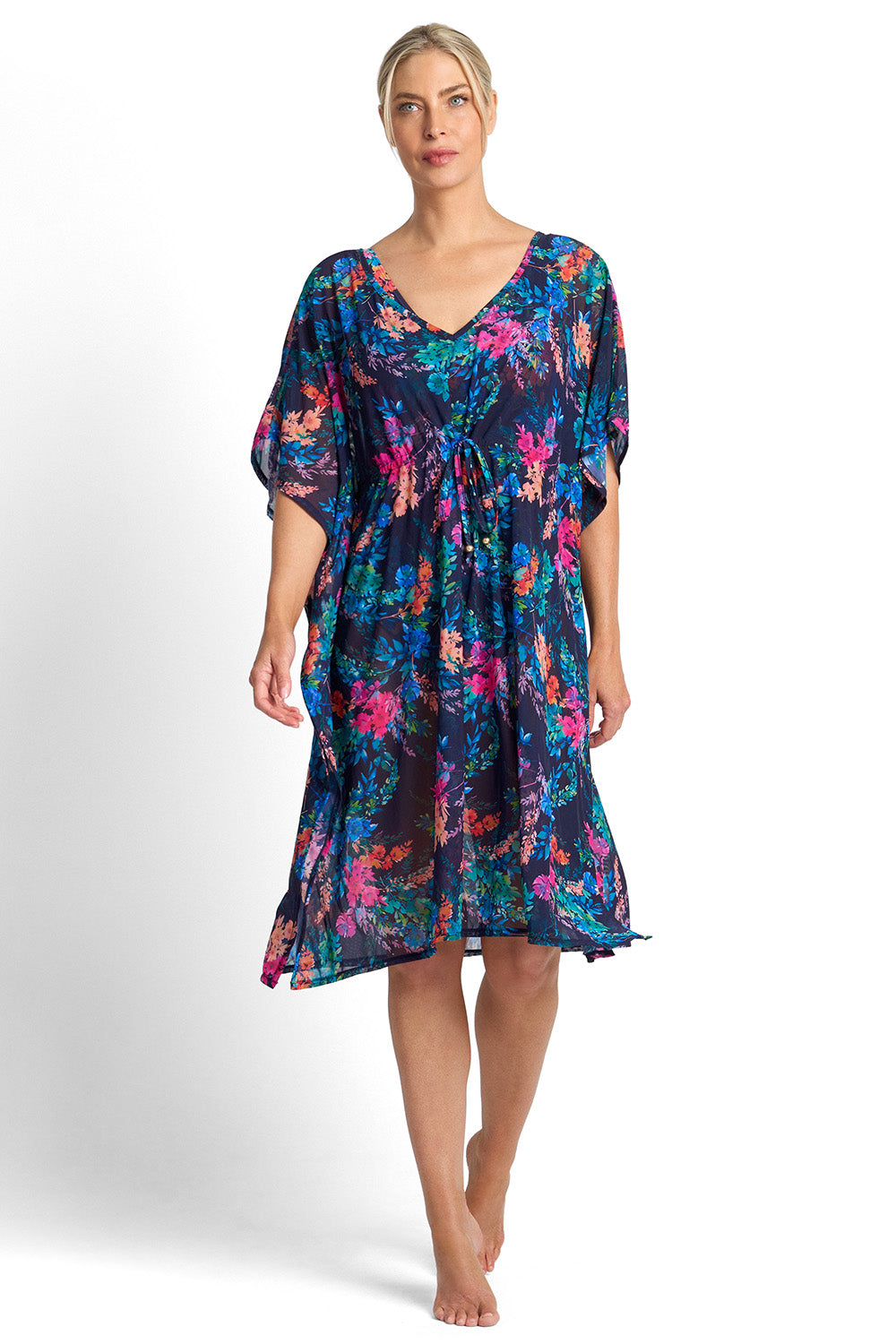 Jantzen : Fresia Mesh Capri Kaftan
