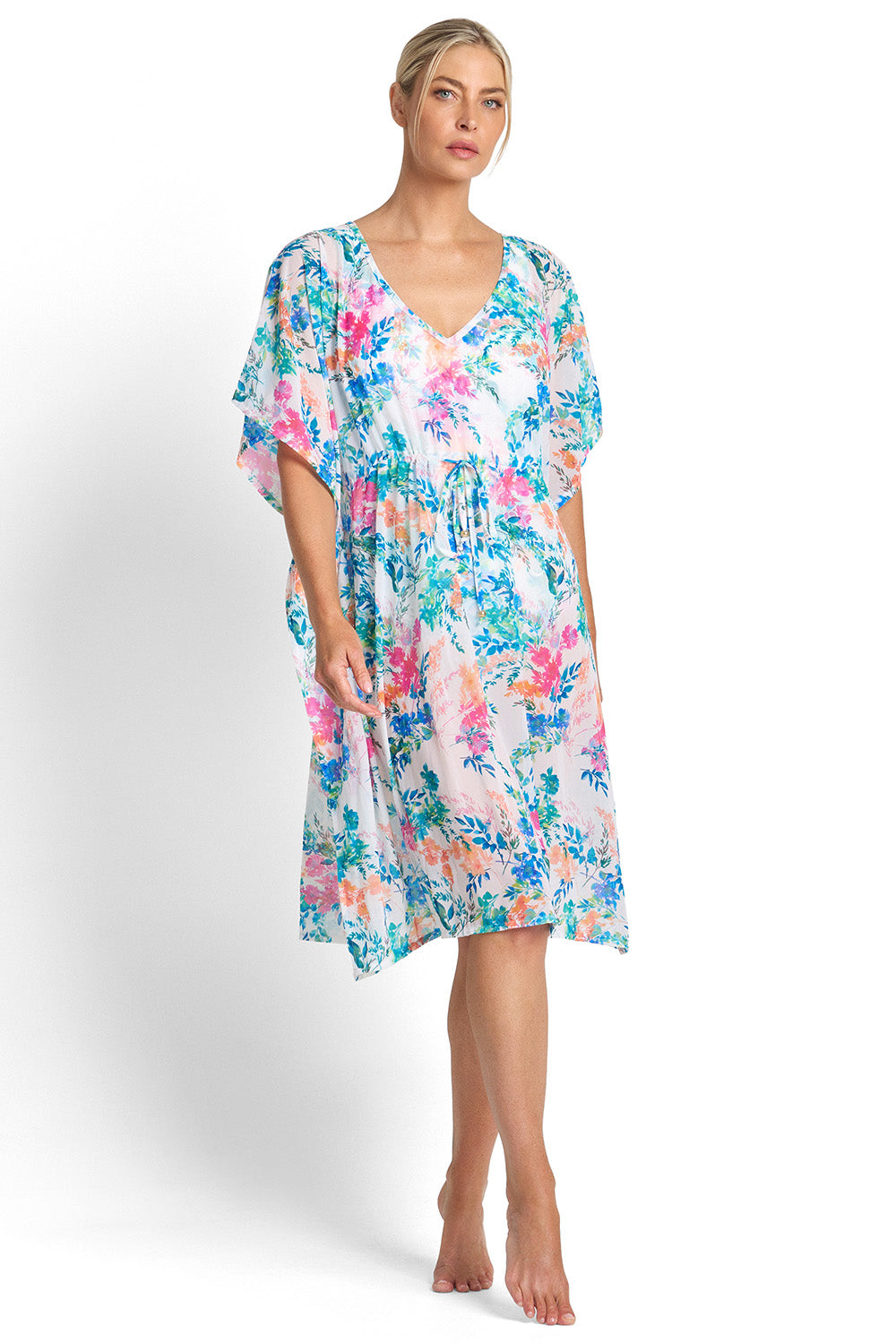Jantzen : Fresia Mesh Capri Kaftan