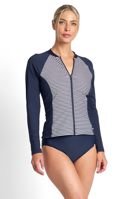 Jantzen: Anchor Stripe Active Rash Vest