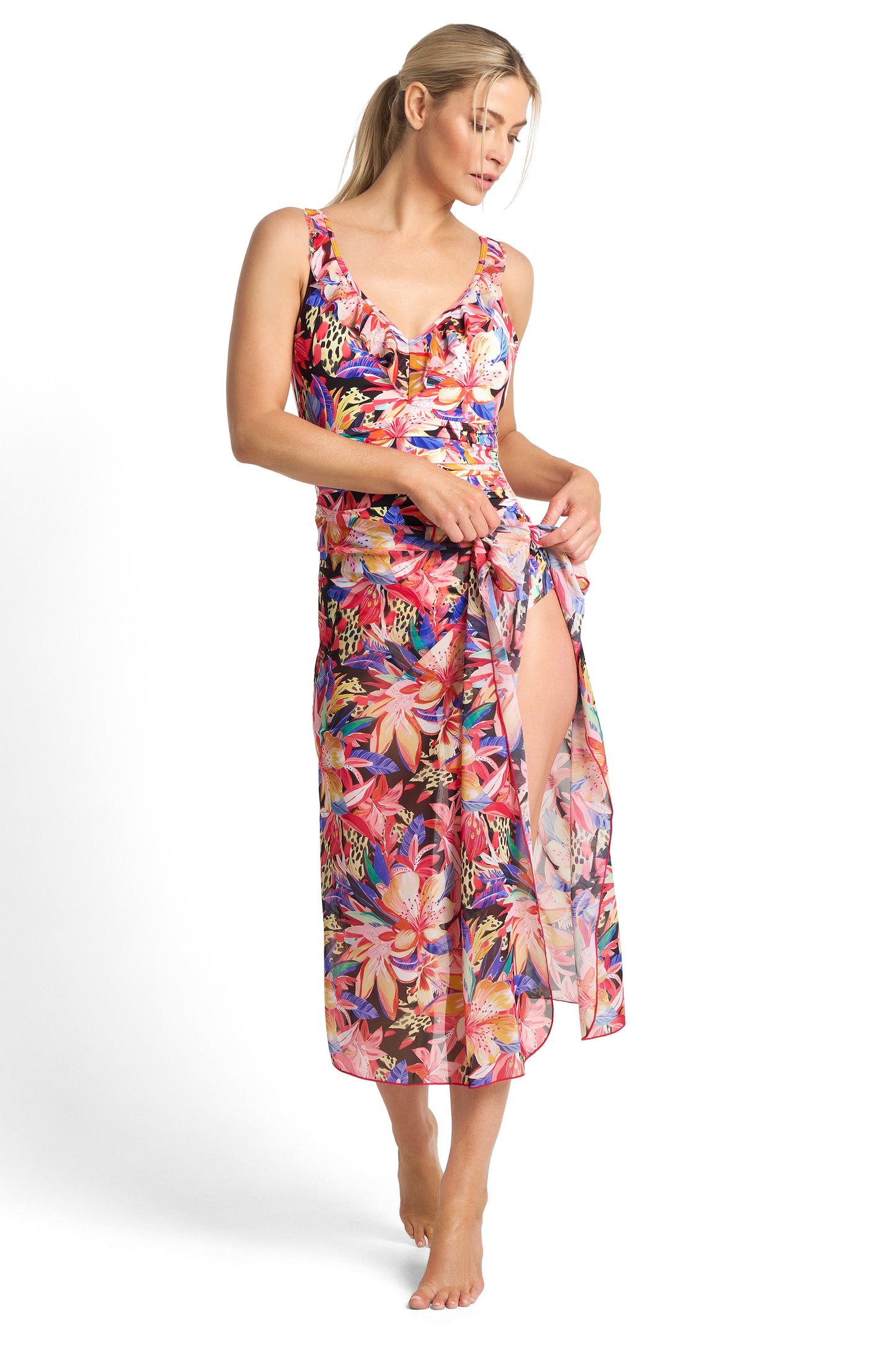 Jantzen : Mandalay Midi Mesh Sarong