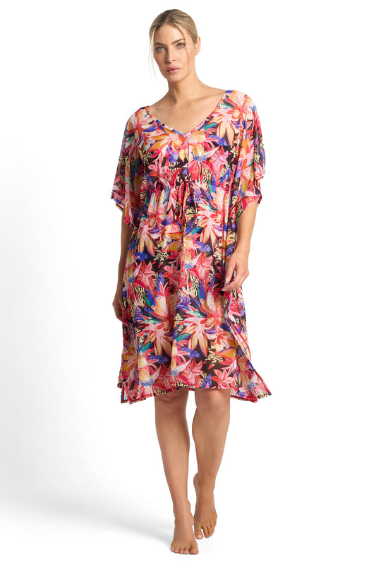 Jantzen : Mandalay Mesh Capri Kaftan