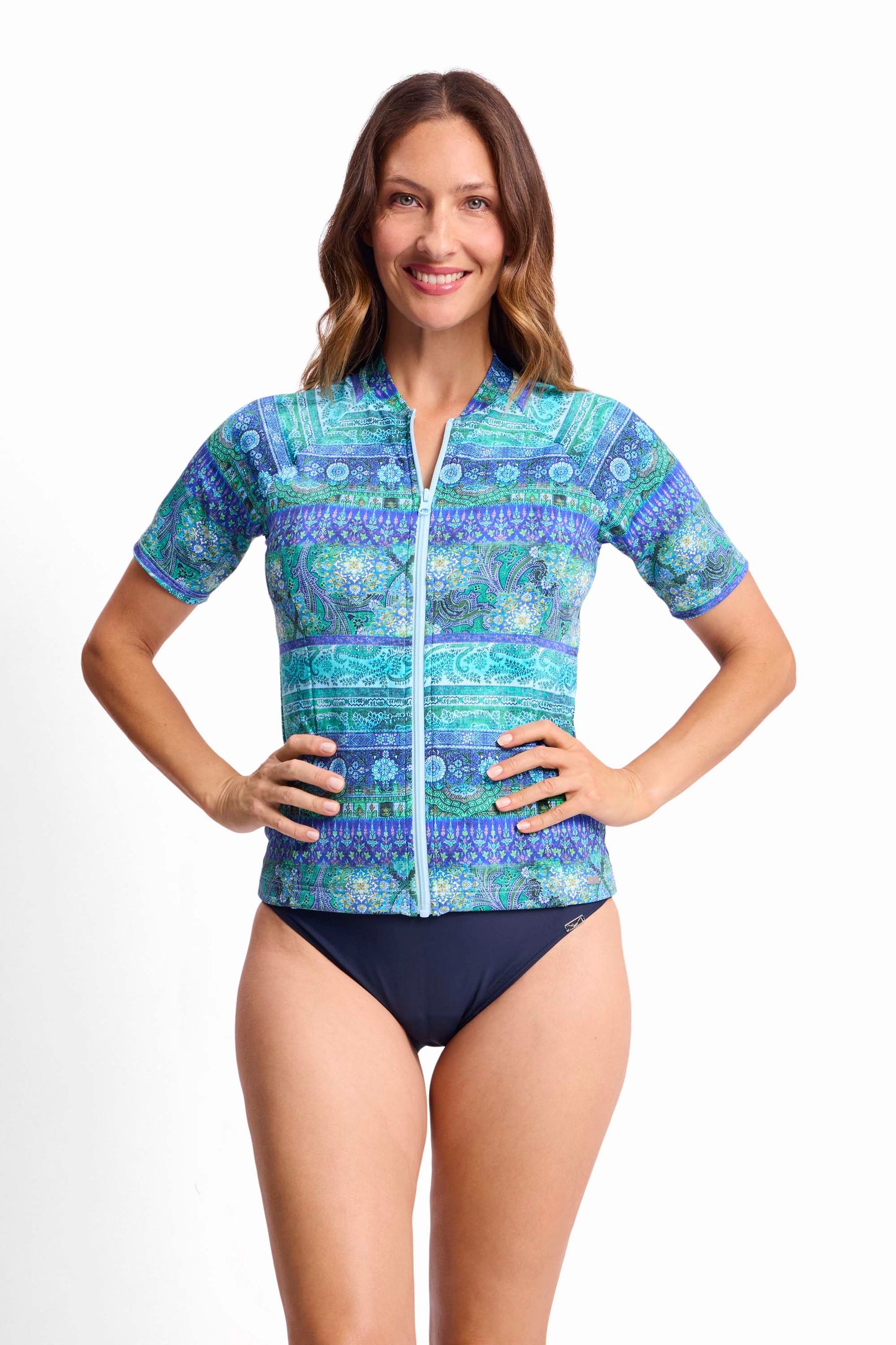 Jantzen - Anika Short Sleeve Mast Rashie