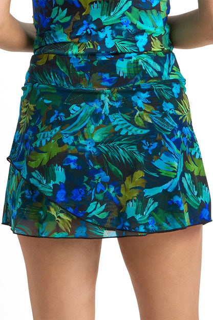 Jantzen: Watermist Layered Swim Skirt