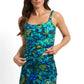 Jantzen: Watermist Layered Swim Skirt