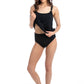 Togs: Black Chlorine Resistant Tankini Scoop and Pant