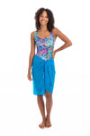 Togs: Sarongs Dark Turquoise