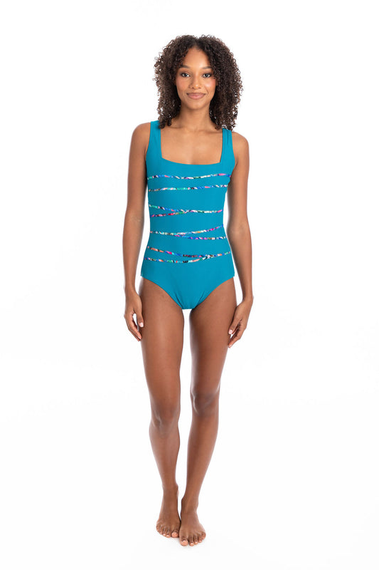 Togs: Ravenna Square Binding One Piece